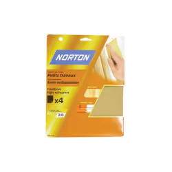 Découvrez les 4 feuilles de ponçage Norton 230x280 à main, spécialement conçues pour vos petits travaux de finition. Grâce à  ...