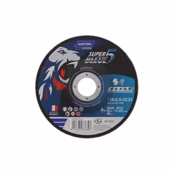 Les meules de tronçonnage Super Bleue 5 sont conçues avec un grain oxyde d’aluminium haute performance couplé à un grain zirc ...