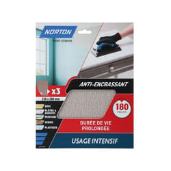 Norton - Papier anti encrassant grain 240 3 feuilles