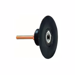 PLATEAU SUPPORT CAOUTCHOUC POUR MINI-MEULEUSE D’ANGLE AVEC TIGE 6mm. Densité moyenne recommandée pour les applications à moye ...