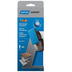 Patins Abrasifs Norton Expert 93x230mm Grain 40 Lot de 8