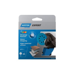 Disque 125 auto-agrippant grain 40 blister de 5 - Norton