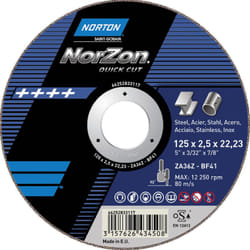 Norton - norzon quick cut - disque coupe 41 230 x 2,5 mm norzon BNA928 66252831474