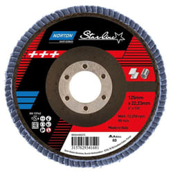 Norton - Disque à lamelles starline Ø125 x 22 mm R842 Gr.60 eu 66254492272