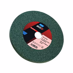 Matière : carbure de silicium vert.Pour toutes applications. sur tourets d’établi ou sur socle. pour inox difficile. titane e ...