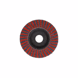 Le Disque à lamelles 115 mm, Grain 40 de Norton est l'accessoire parfait pour la préparation des surfaces métalliques. Avec u ...