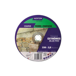 Norton - Disque à tronçonner moyeu déporté extr. matériaux 230x2.5x22