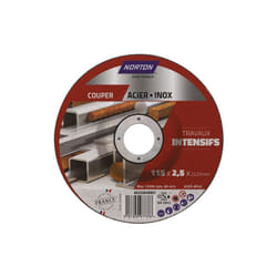 Norton - Disque à tronçonner intensif métal 115x2.5x22.2