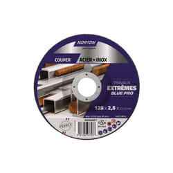 Disque à tronçonner moyeu déporté métal/inox 125x2.5x22.2cm - Norton