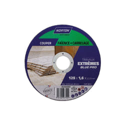 Norton - Disque à tronçonner extrême carrelage 125x1.6x22.2