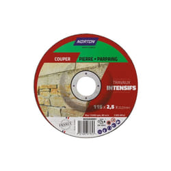 Norton - Disque à tronçonner intensif matériaux 115x2.5x22.2