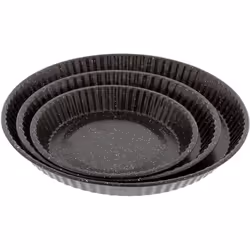 PRADEL EXCELLENCE Lot 3 moules à tarte 20 24 31 cm premium - Façon pierre