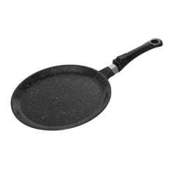Poêle à crêpes Ø 28 cm Façon pierre - PRADEL EXCELLENCE - Gamme PREMIUM - Compatible tous feux dont induction. Manche amovible.
