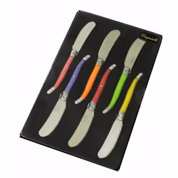 LAGUIOLE Boite 6 Tartineurs pastel