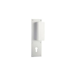 Assa Abloy - Poignée de porte palière aileron bastille bezault Argent Argent a visser Clé i