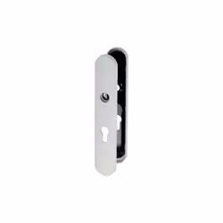 Paire de plaque longue Arcolor 8900 BR BEZAULT Clé i - Blanc - 0165033 - Béquille double 232 (béquille à retour) ou 710 (béqu ...