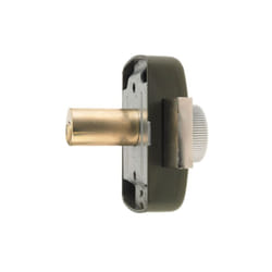 Verrou à bouton YALE Ø cylindre 23 mm longueur 40 mm - Marron doré - YV10 - 16382000