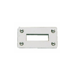 Assa Abloy - Gâche platine pour verrou 1141S bezault Argent