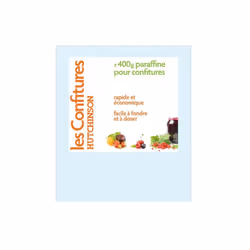 Paraffine en pastilles HUTCHINSON pour confiture. - Adaptée au contact alimentaire. - Conditionnement : 400 g. Pour protéger  ...