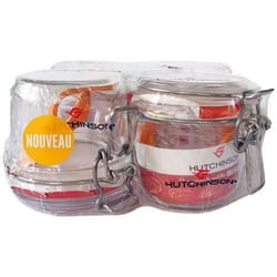 HUTCHINSON Lot de 4 Terrines à conserves - 200 g