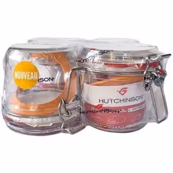 HUTCHINSON Lot de 4 Terrines à conserves - 350 g