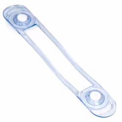 Tigex Loquet Souple Multi-Surfaces, Fermeture à sangle pour enfants, 1 pièce(s), Bleu, Transparent, 25 g