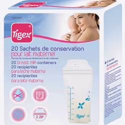 Tigex Sachets de conservation de lait maternel