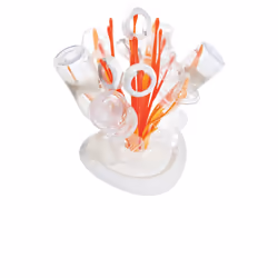 Tigex Flower, Égouttoir, Plastique, Orange, Rouge, Blanc, 6 bouteille(s), 1 pièce(s), France