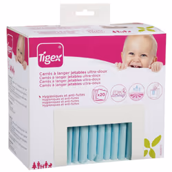 Tigex 20 Matelas à langer jetables