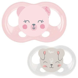 Sucettes Soft Touch Silicone Taille 6-18 m - TIGEX - Biche Chat Fille