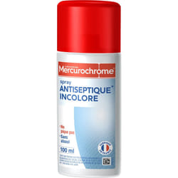 Mercurochrome Désinfectant Incolore - Antiseptique en 100ML pour Premiers Secours et Soins des Petites Blessures
