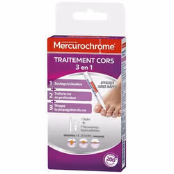 Mercurochrome Traitement Cors 3-en-1 4ml