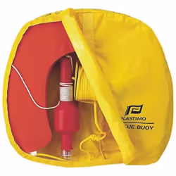 PLASTIMO Système de sauvetage Rescue Buoy - Bouée fer à cheval - Avec feu à retournement - Blanche