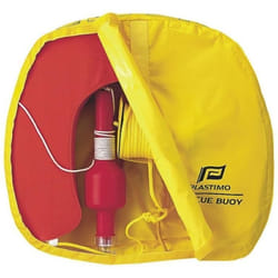 PLASTIMO Système de sauvetage Rescue Buoy - Bouée fer à cheval - Avec feu à retournement - Blanche