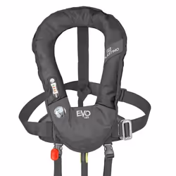 PLASTIMO Gilet de sauvetage Evo 165N Automatique avec harnais - Noir