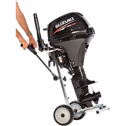 PLASTIMO Chariot de transport pour moteur hors-bord en acier peint - 15 CV max
