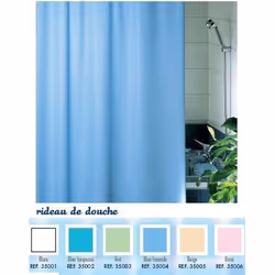Rideau de douche ARVIX - 35001 - Vinyle - Blanc