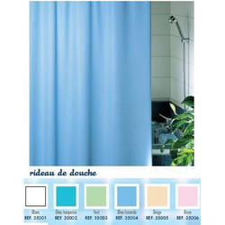 Rideau de douche ARVIX - 35001 - Vinyle - Blanc