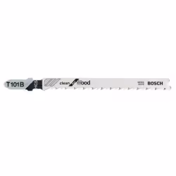 Bosch Lames de scie sauteuse T 101 B Clean for Wood, Lames de scie sauteuse, Panneau aggloméré, Epoxy, Plastique, Contre-plaq ...