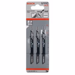 Bosch 2 608 630 566 Lame de scie sauteuse, à chantourner et sabre Lames de scie sauteuse Acier fin au carbone
