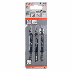 Bosch 2 608 630 878 Lame de scie sauteuse, à chantourner et sabre Lames de scie sauteuse Acier fin au carbone 3 pièce(s) - Vue supplémentaire 2