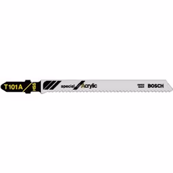 Lames pour scie sauteuse Bosch T 101 A; 5 unités