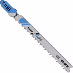Lame de scie sauteuse T118 B Basic for Metal 5 pièces - BOSCH - 2608631014