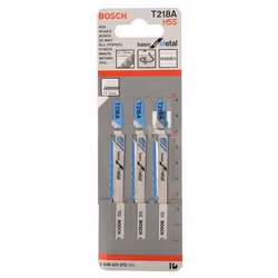 Bosch 2 608 631 672, Lames de scie sauteuse, Acier rapide, 9,2 cm, 3 pièce(s)