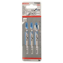 Bosch 2 608 631 672 Lame de scie sauteuse, à chantourner et sabre Lames de scie sauteuse Acier rapide 3 pièce(s)