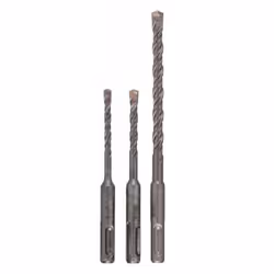 Bosch 1 617 000 118, Marteau perforateur, Ensemble de forets, SDS Plus, Noir, 3 pièce(s), 5.0mm / 6.0mm / 8.0mm