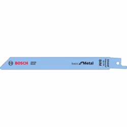 Bosch Lames de scie sabre S 918 AF Basic for Metal, Tuyau, Plaque métallique (fine), 1 mm