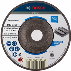 Le disque à ébarber Expert for Metal offre une sécurité maximale et une durée de vie impressionnante. Le grain abrasif en oxy ...