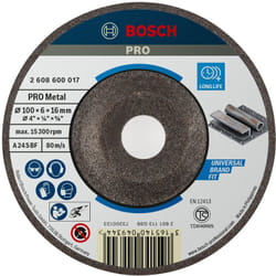 Bosch - Disque abrasif pro Metal 100 x 6 x 16 mm - 2608600017