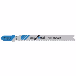 Lame de scie sauteuse Bosch T 118 B; 92 mm; 100 unités